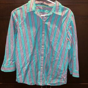 Striped Button Down Shirt